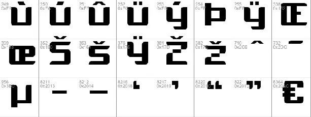 Krunch font