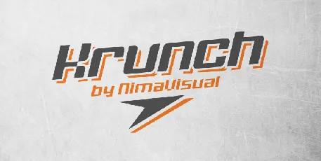 Krunch font