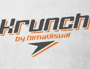 Krunch font