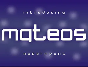 Mateos font