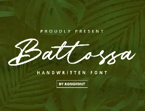 Battossa font