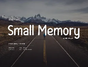 Small Memory font