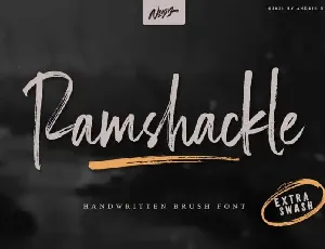 Ramshackle Brush font