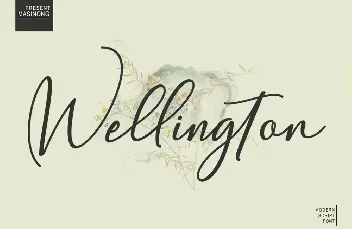 Wellington font