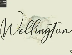 Wellington font