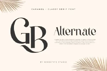 Caramel Typeface font