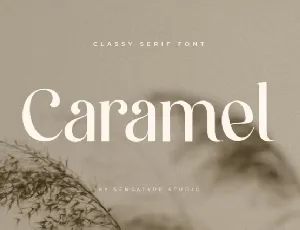 Caramel Typeface font