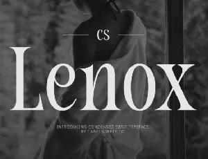 CS Lenox font