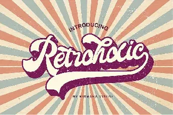 Retroholic Retro Free font