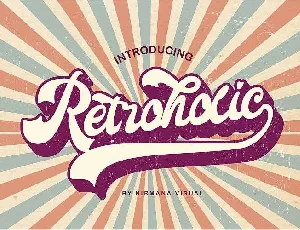 Retroholic Retro Free font