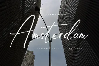 Amsterdam Handwriting font