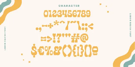 Lemon Squish PERSONAL USE font