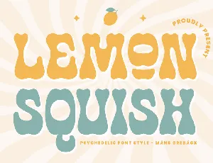 Lemon Squish PERSONAL USE font