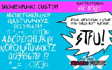 Shonen Punk! font