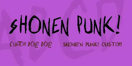 Shonen Punk! font