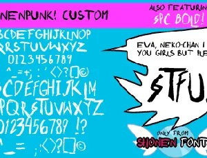 Shonen Punk! font