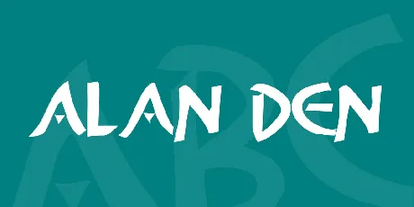 Alan Den font