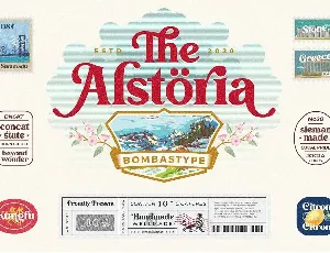 Alstoria font