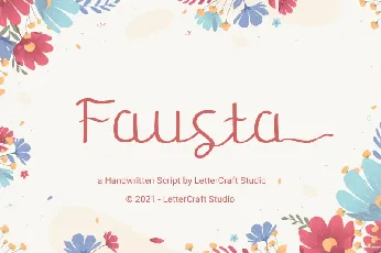 Fausta font