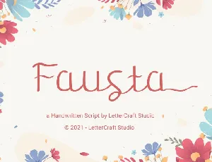 Fausta font