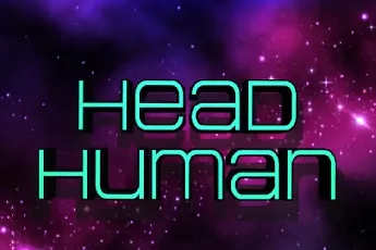 Head Human Display font