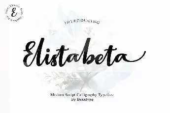 Elistabeta Script font