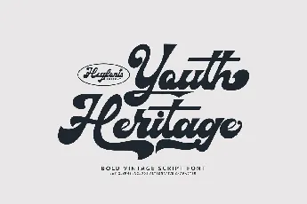 Youth Heritage font