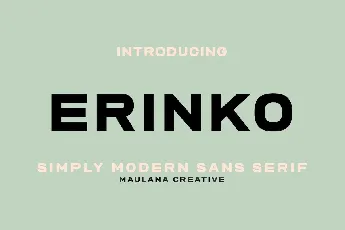 Erinko font