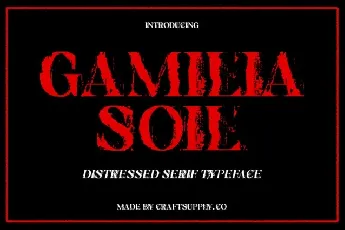 Gamilia Soil font