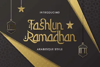 Fashlun Ramadhan font