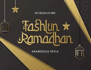 Fashlun Ramadhan font