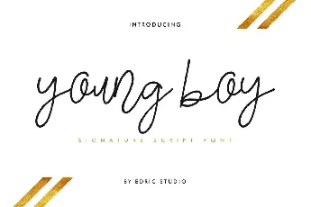 Young Boy Demo font