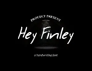 Hey Finley font