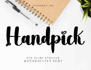 Handpick font