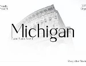 Michigan font