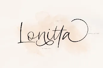 Hello Nadhira Calligraphy font