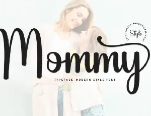 Mommy Script font