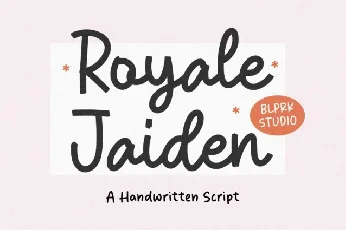 Royale Jaiden font