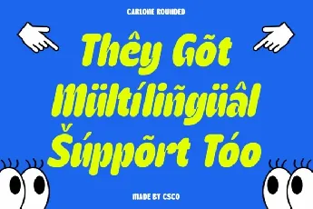 Carlone Rounded font