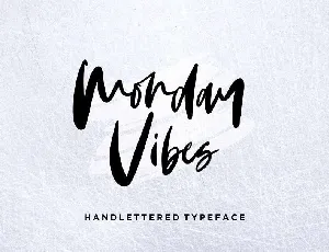 Monday Vibes font