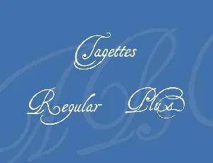 Tagettes font