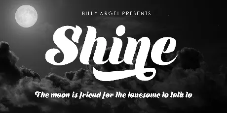 Shine Personal Use font