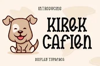 Kirek Cafien font