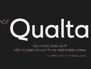 PGF Qualta Family font