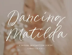 Dancing Matilda font