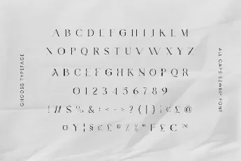 Chooss font