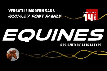 Equines font