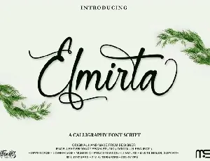 Elmirta font