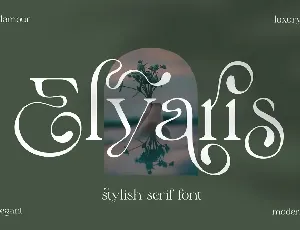 Elyaris Serif font