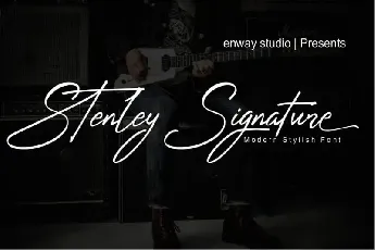 Stenley Signature Script font